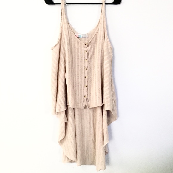 Free People Tops - Free people beach high low knit tunic top